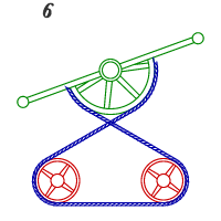 6, Pulleys with Vibrating Lever